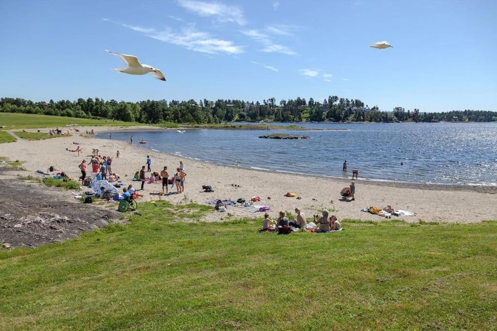 Scandpoint Apartment Fornebu Near Sea Front With Outdoor Walk! Stabekk Exterior photo